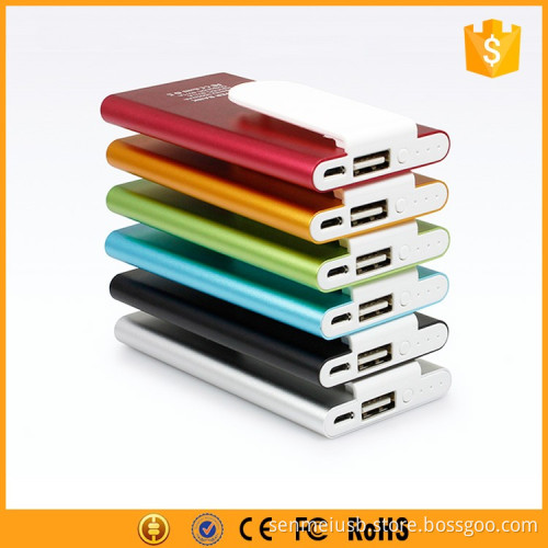 with portable hook aluminum 3000mah portable power bank